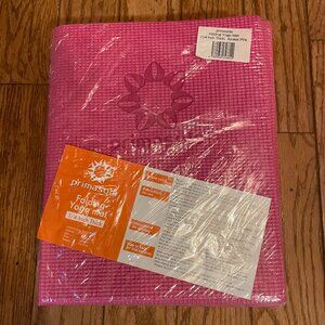 Primasole Folding Yoga Mat 1/4 Inch Thick - Color Azalea Pink
